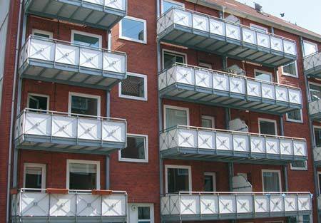 Balkony o różnej konstrukcji