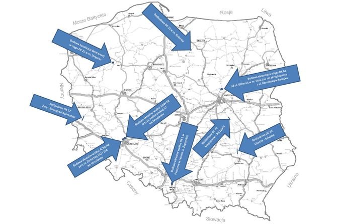 500 mln zł na przebudowę dróg krajowych
