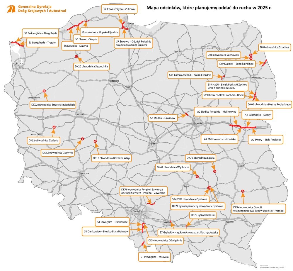 Drogi oddane do ruchu – ponad 400 km w 2025 r. - galeria