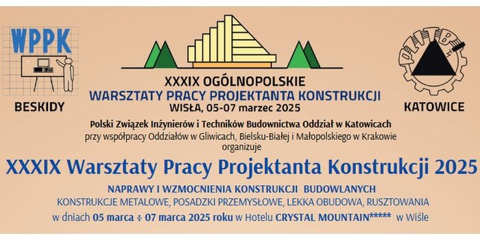 XXXIX Warsztaty Pracy Projektanta Konstrukcji 2025