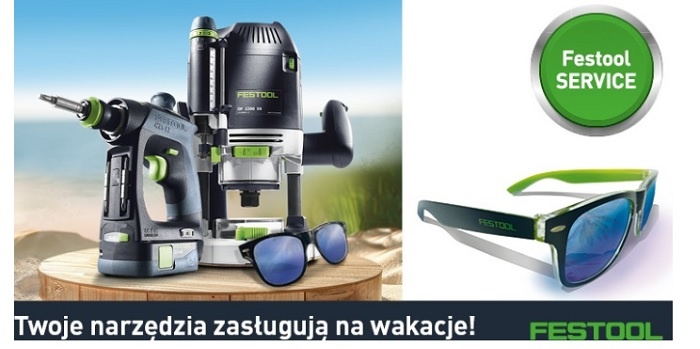 Festool rusza z akcją &ndash; Wyślij narzędzie na wakacje! Fot. Festool